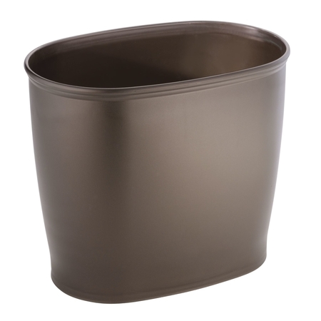 INTERDESIGN Oval Trash Can, Bronze 93440